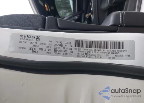 2017 Jeep Grand Cherokee Limited 4X4 from USA, damaged, VIN 1C4RJFBG4HC920323